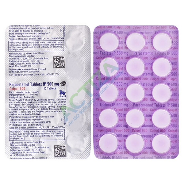 Calpol 500 Tablet