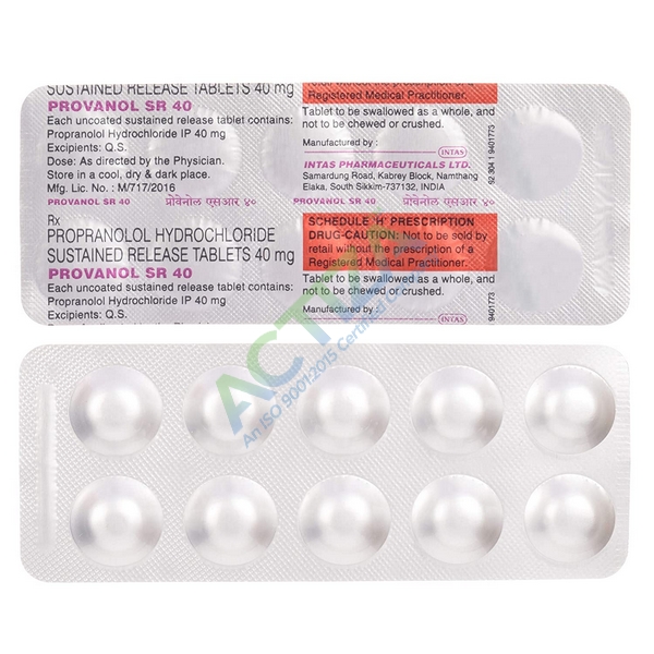 Provanol SR 40 mg