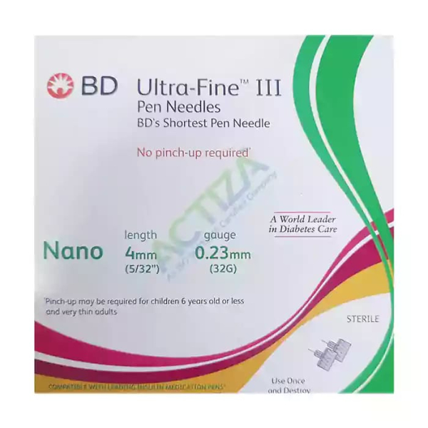 BD Ultra-Fine III Pen Needles 4MM 32G (Syringe)