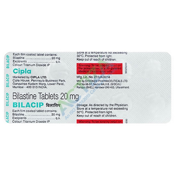 Bilacip 20 Mg