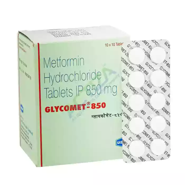 Glycomet 850 Mg (Metformin)