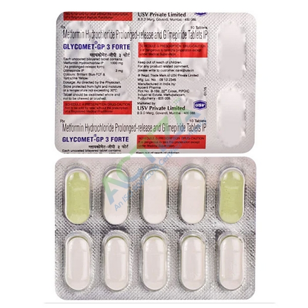 Glycomet-GP 3 Forte Tablet