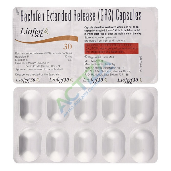 Liofen XL 30 Mg Capsule