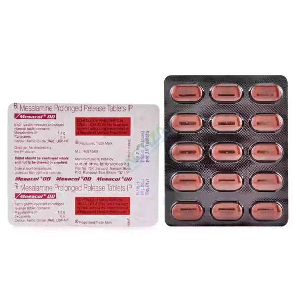 Mesacol 1200 Mg