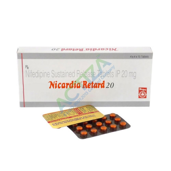 Nicardia Retard 20 Mg