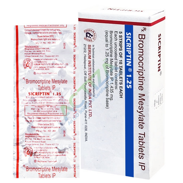 Sicriptin 1.25 Mg