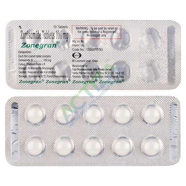 zonegran100mg strip