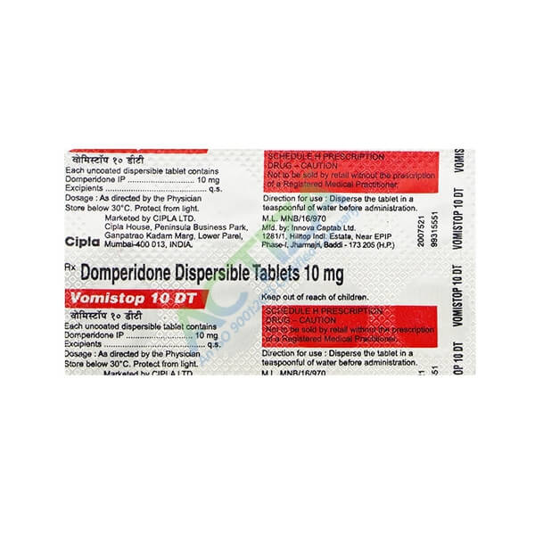 Vomistop DT 10 Mg
