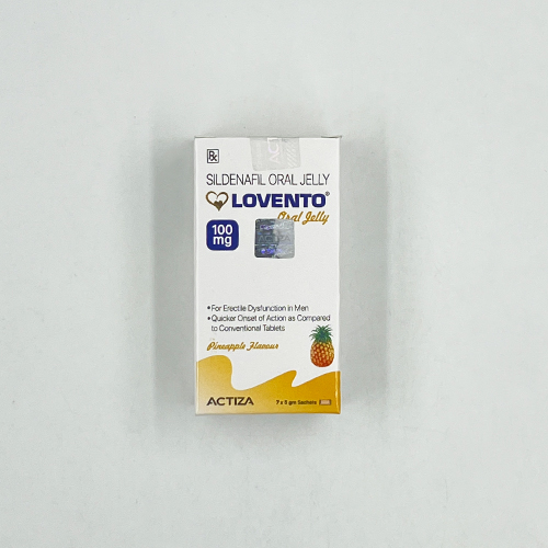 Lovento Oral Jelly Pinapple Flavour (Sildenafil Citrate)