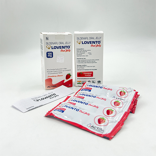 Lovento Oral Jelly Strawberry (Sildenafil Citrate)