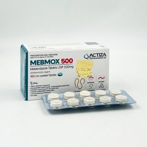 Membox 500 mg (Mebendazole USP)