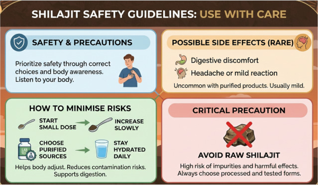 Shilajit Safety Guidelines Use with Career