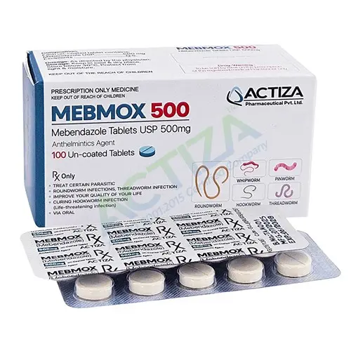 mebmox 500 mg (mebendazole)