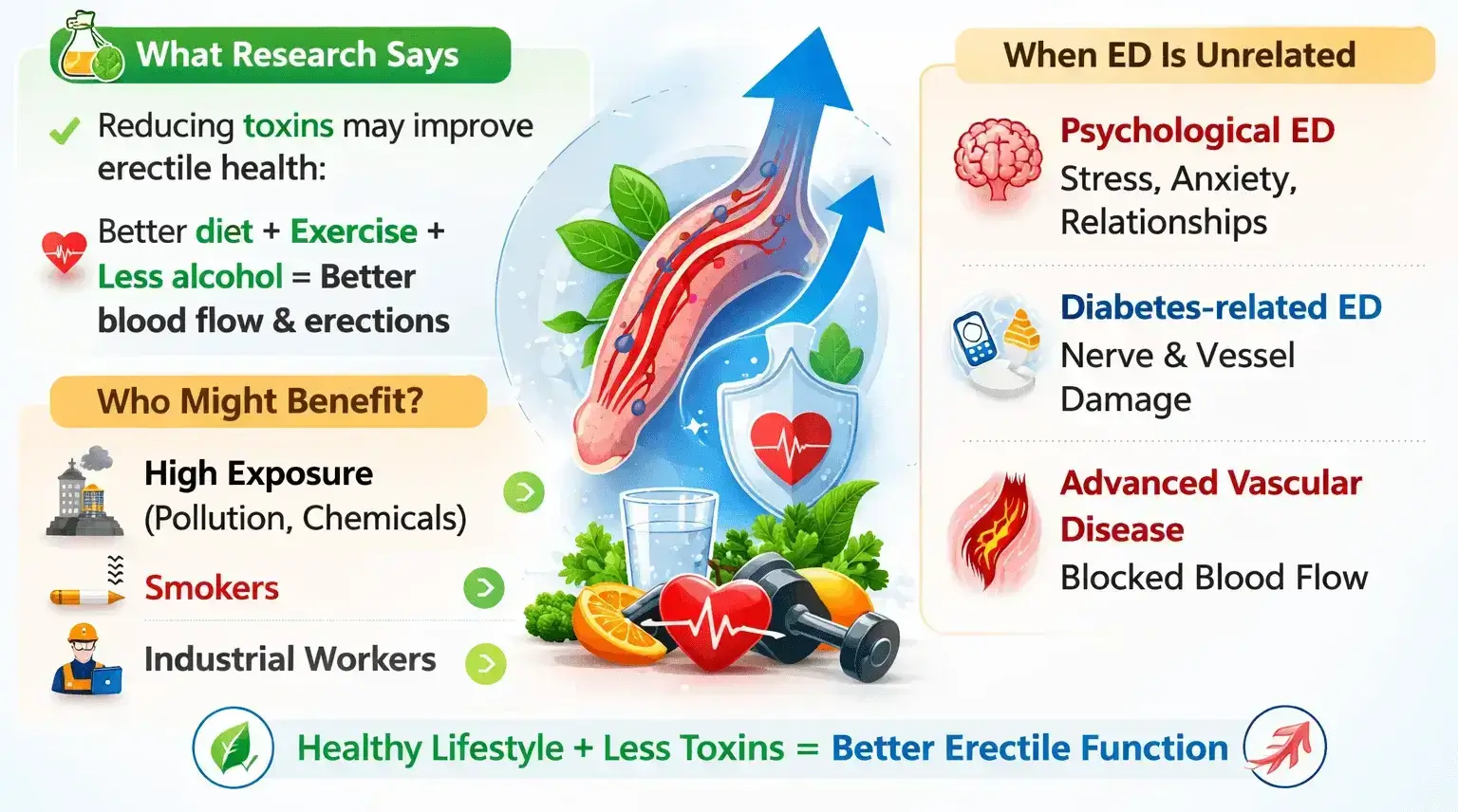 can detoxing actually improve erectile function