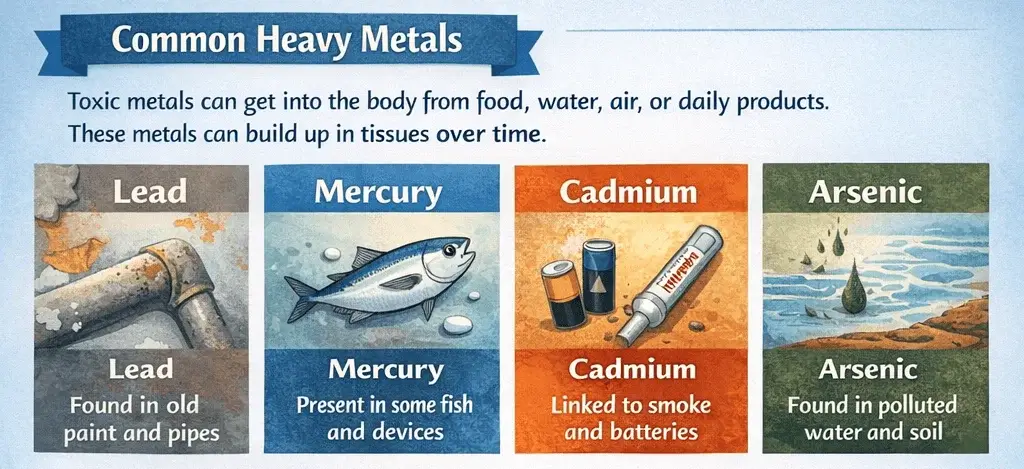 common heavy metals