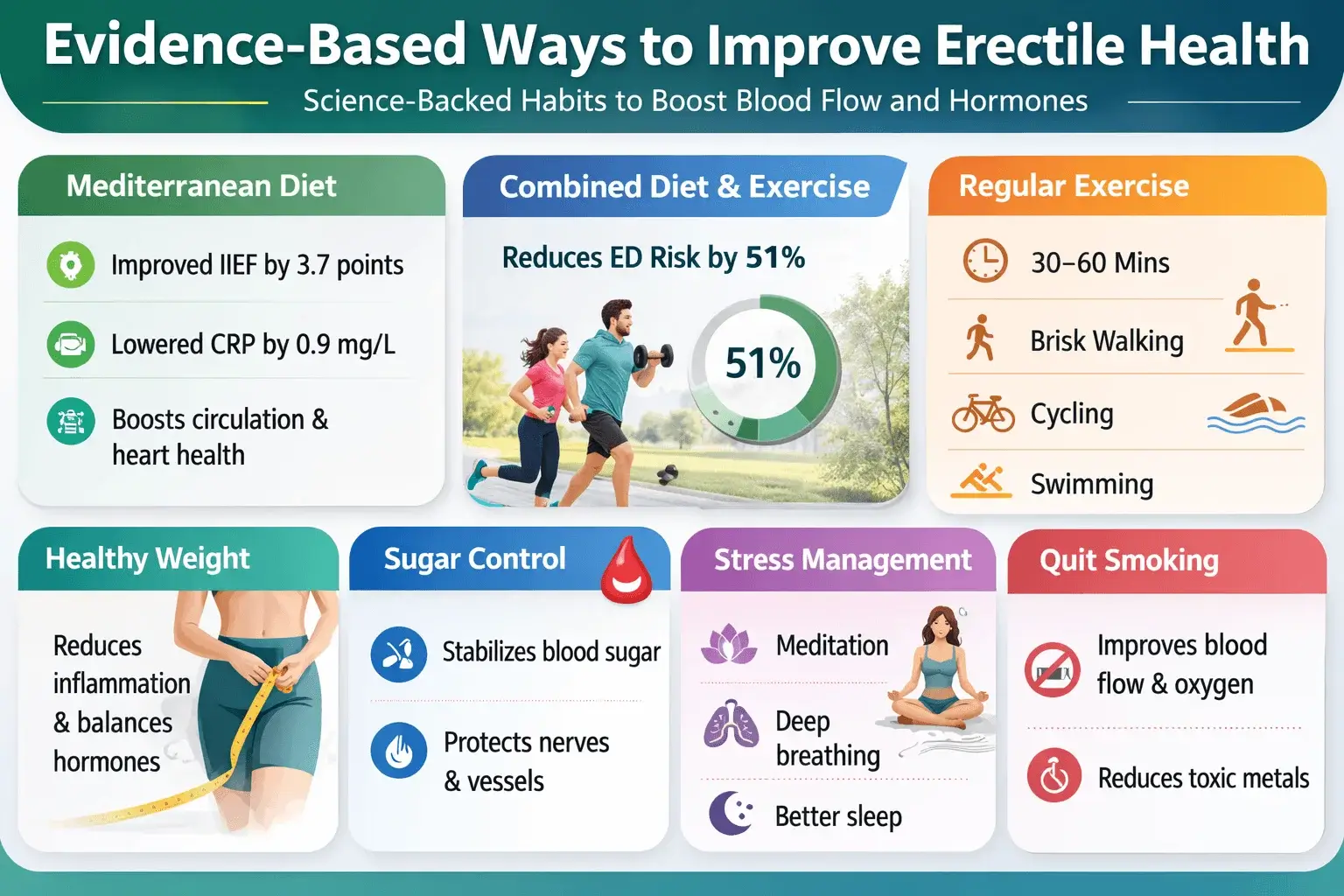 evidence-based ways to improve erectile health