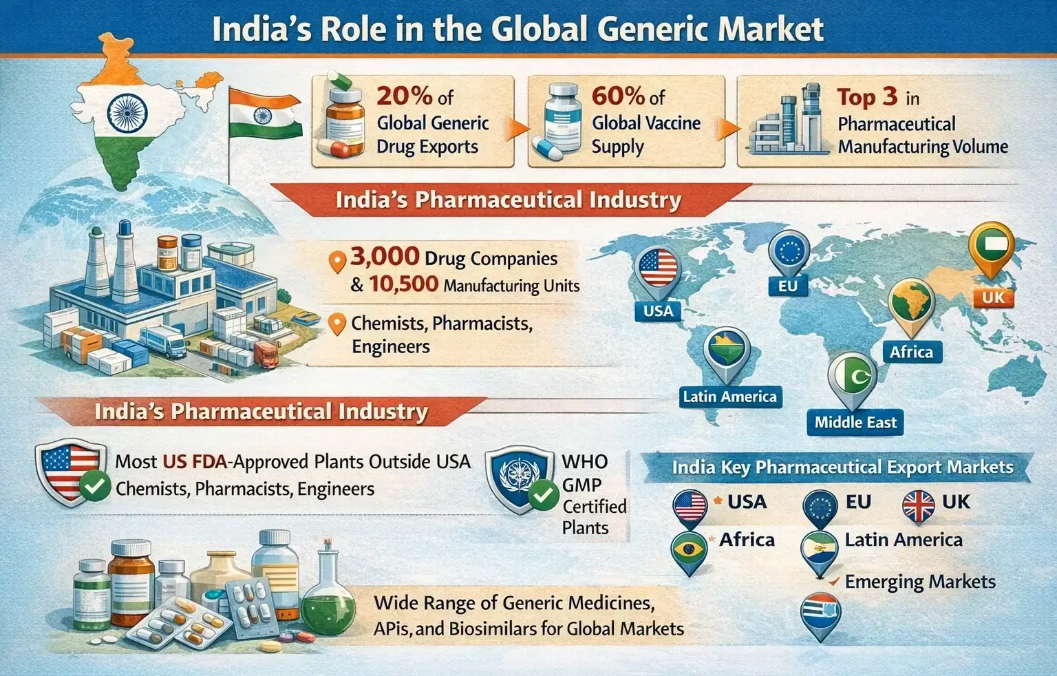 india’s role in the global generic market