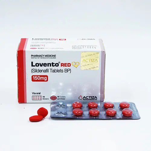 lovento red 150 mg (sildenafil)