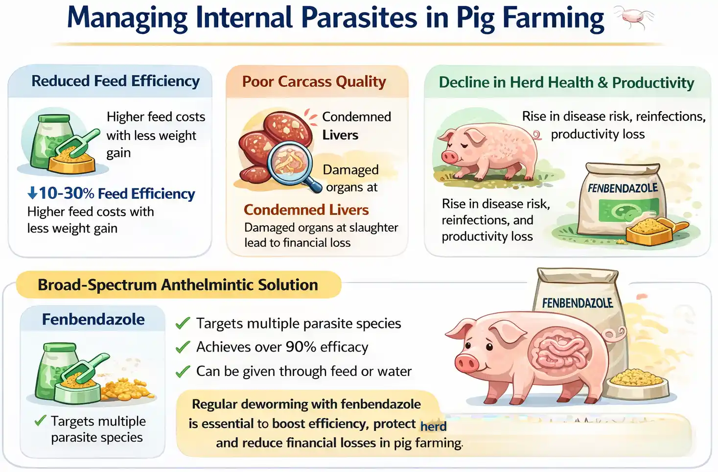 managing internal parasites in pig farming