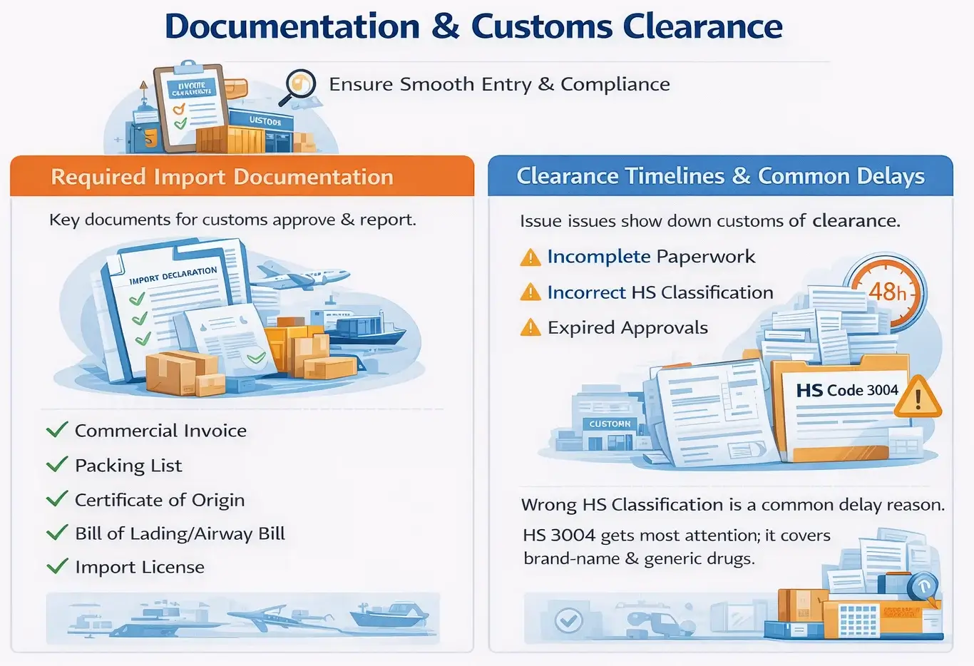 step 7 - documentation and customs Clearance