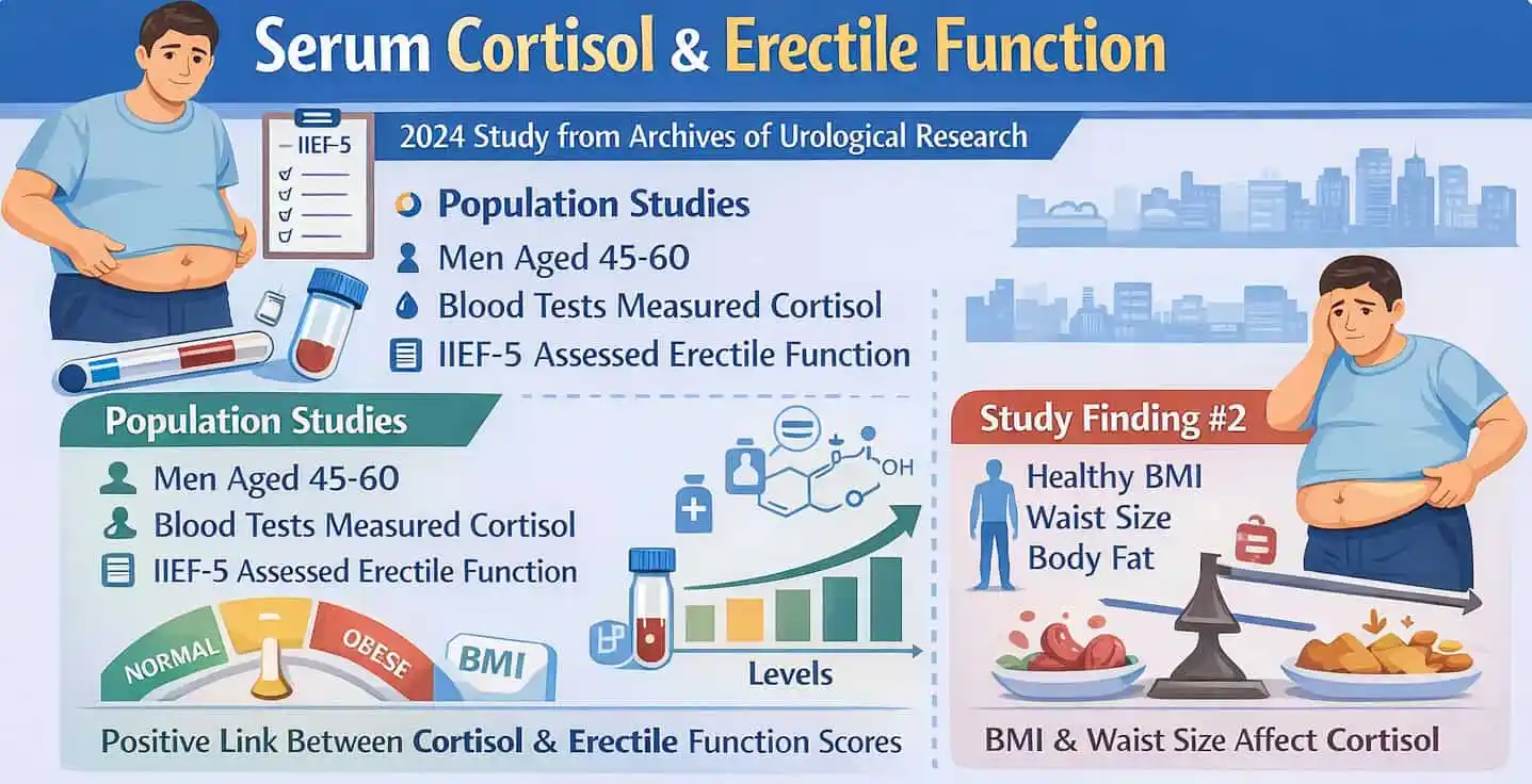 study 3 serum cortisol and erectile function in the general population (2024)