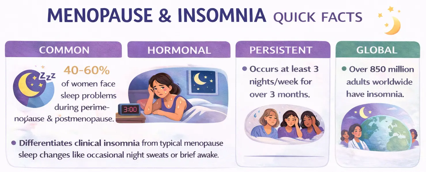 menopause and insomnia quick facts