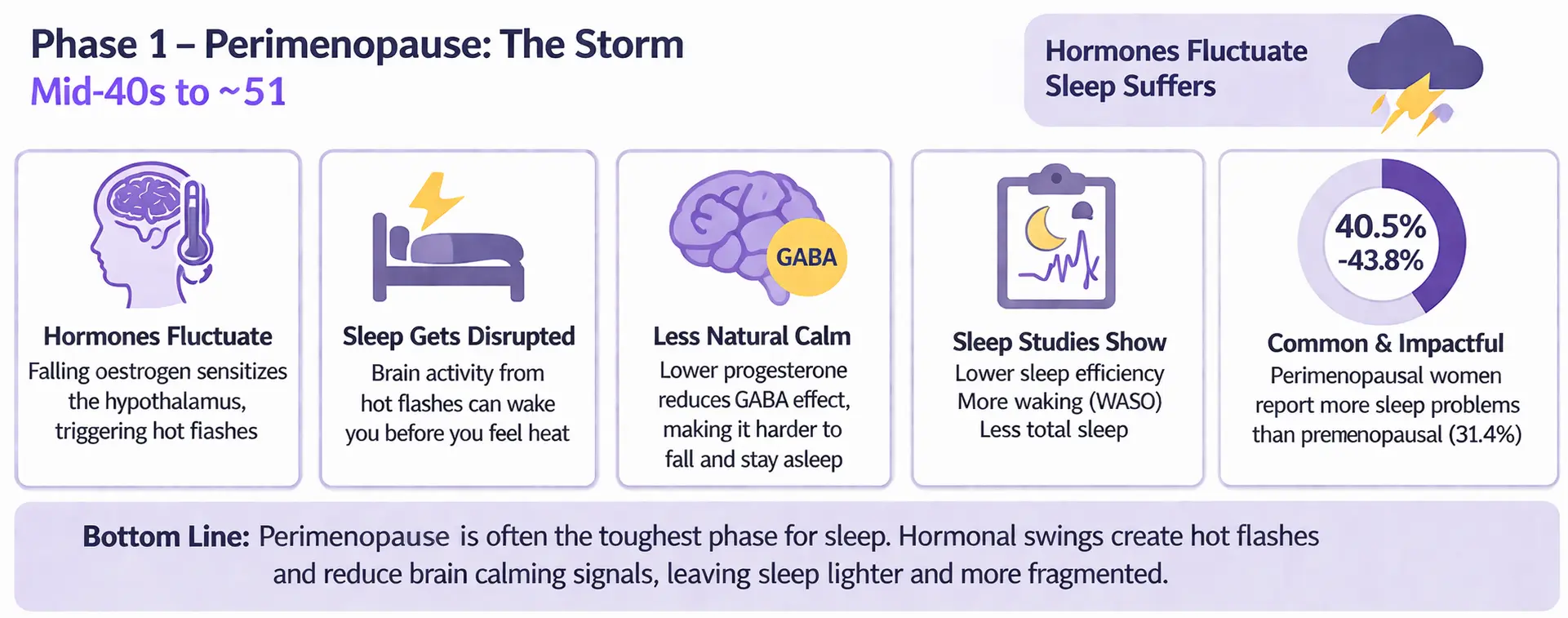 phase 1 - perimenopause the storm