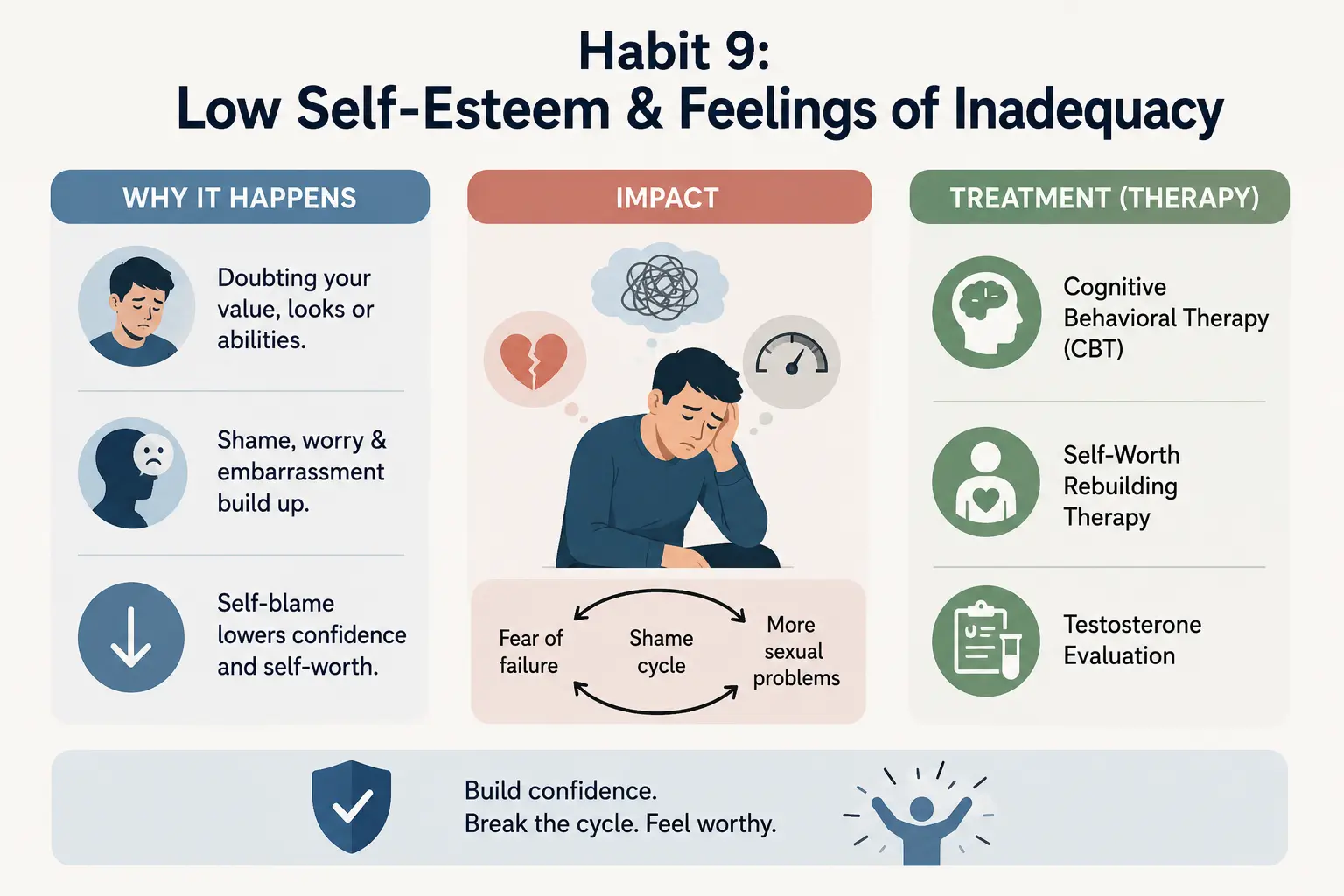 habit 9 low self-esteem & feelings of inadequacy