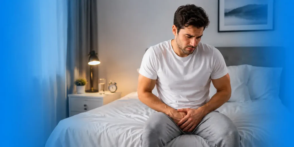 how long do blue balls last and what makes them go away