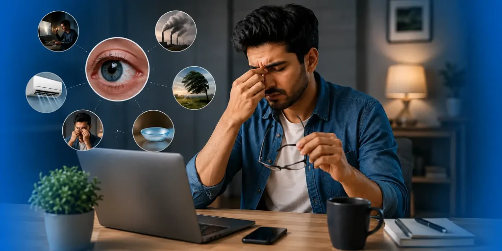 What Causes Dry Eyes in Daily Life?
