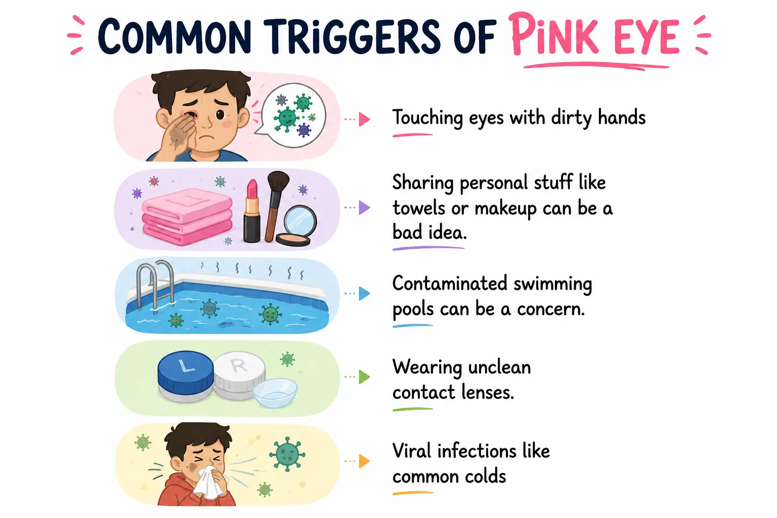 common daily-life causes of pink eye