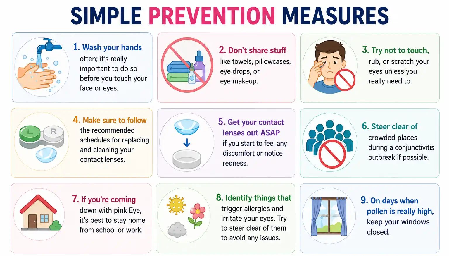 Simple prevention measures